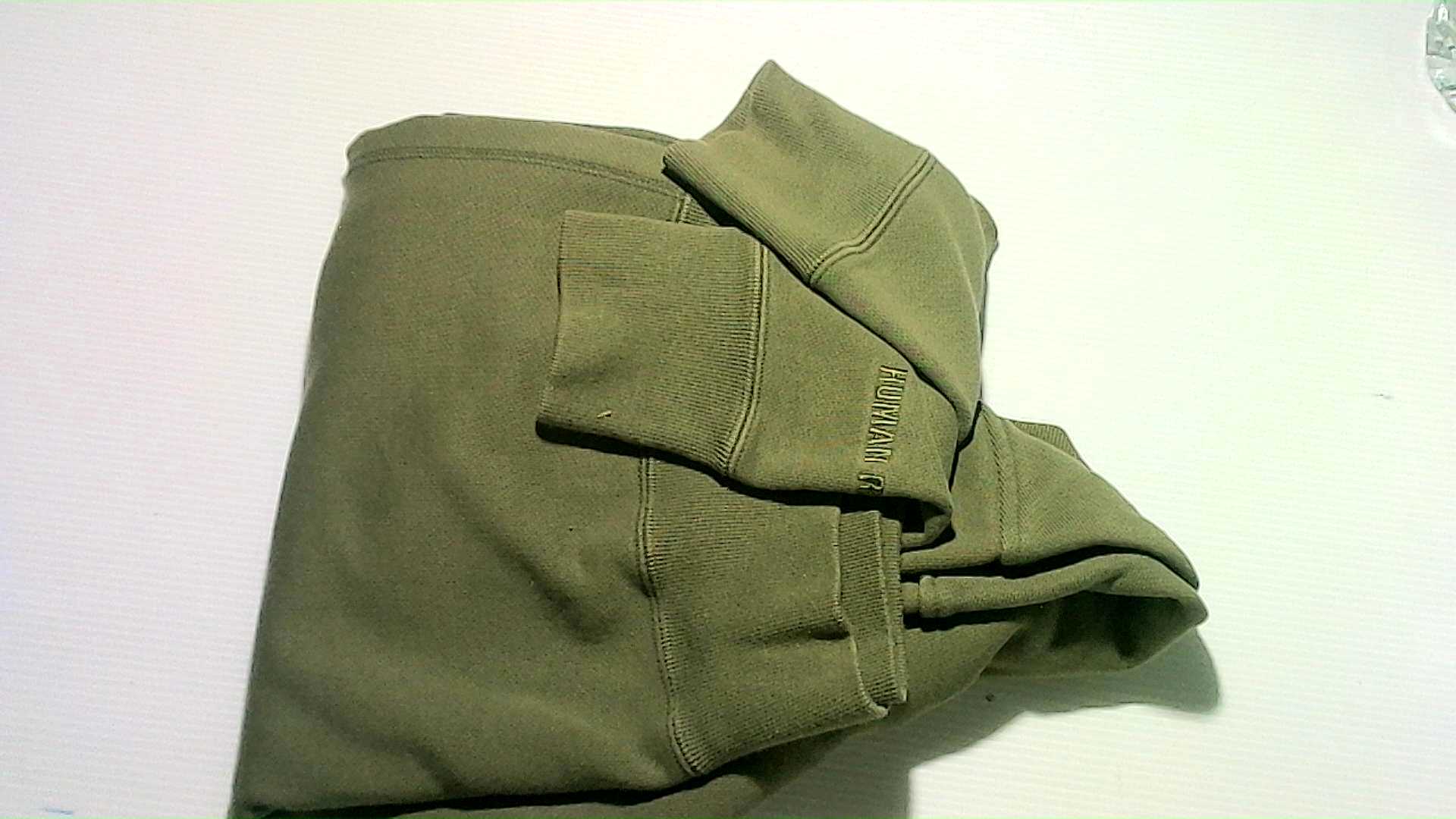 olive woven sweatshirt