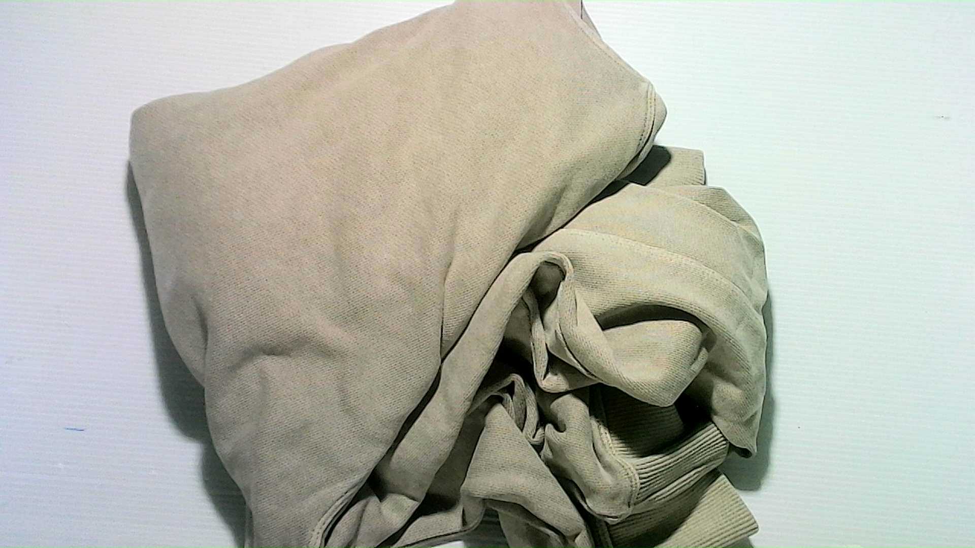 gray woven sweatshirt