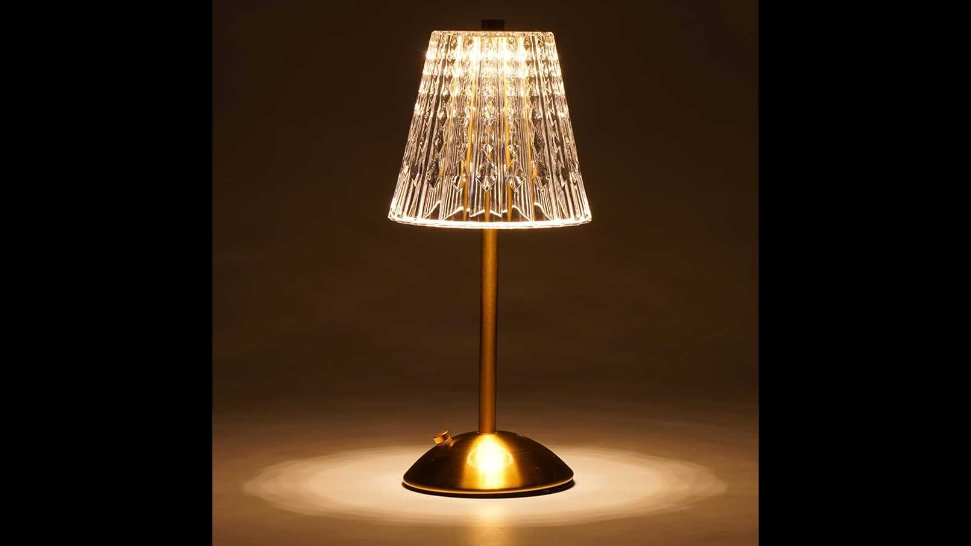 Nusogon Wireless Touch Desk Lamp 3500mAh Rechargeable LED Table Lamp