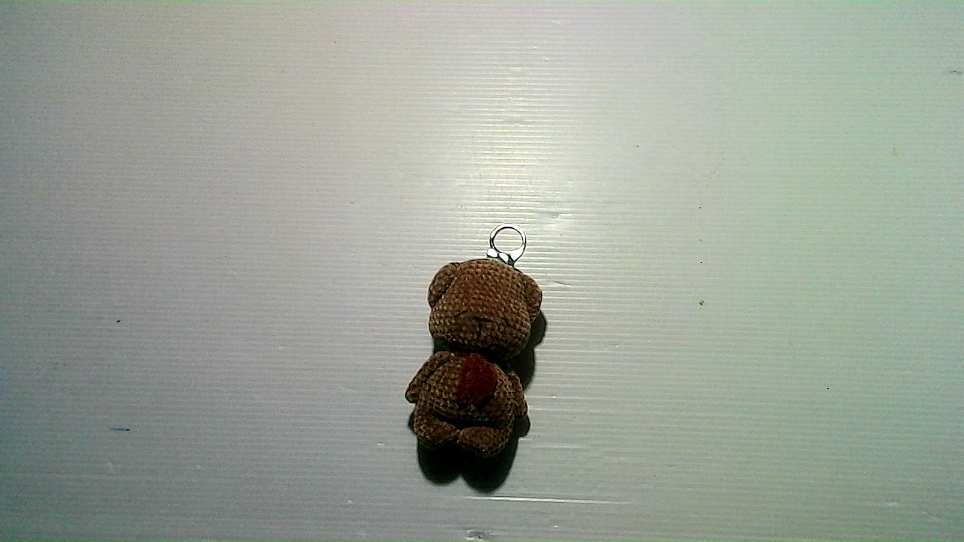 knitted toy keychain