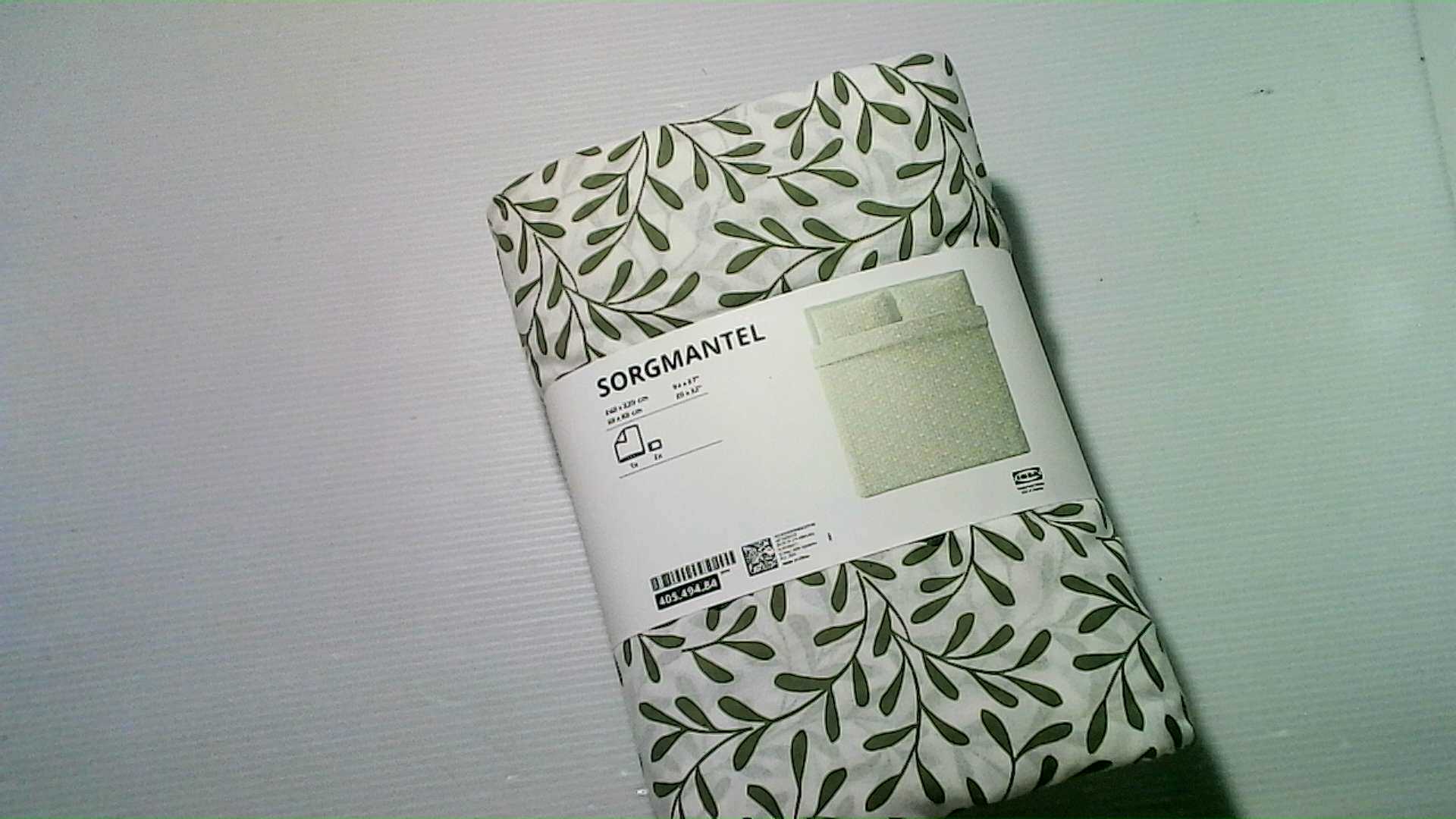 Cotton sheet (1 pc.) and cotton pillows (2 pcs.)