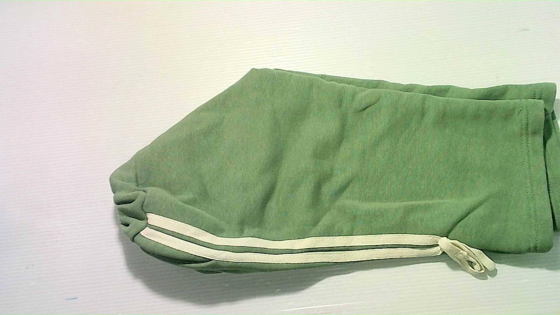 Children's green cotton jersey trousers