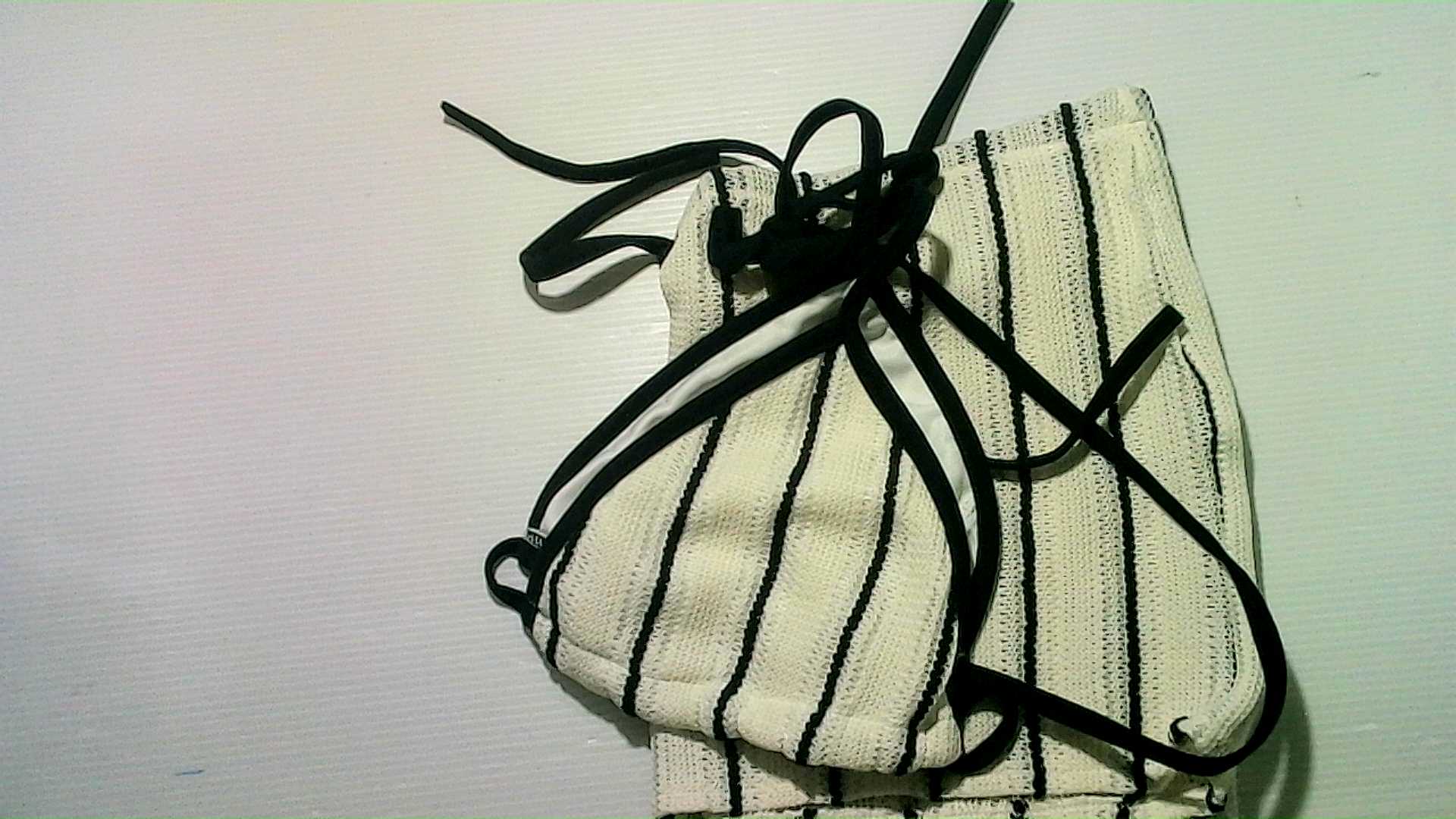 knitted swim bra and skirt