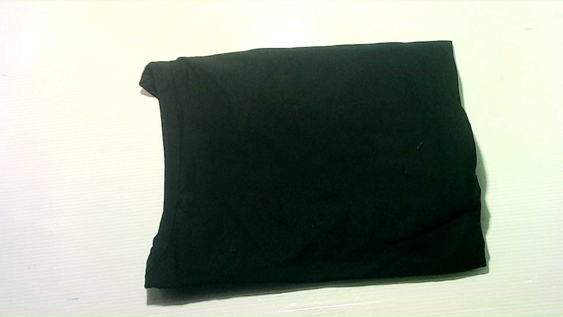 Men's black cotton T-shirt