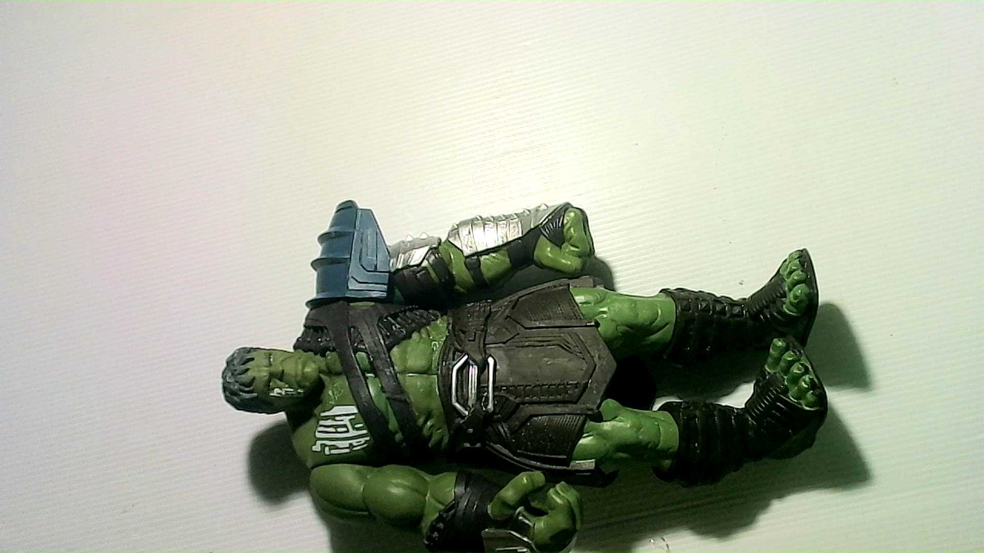 Plastic Hulk toy