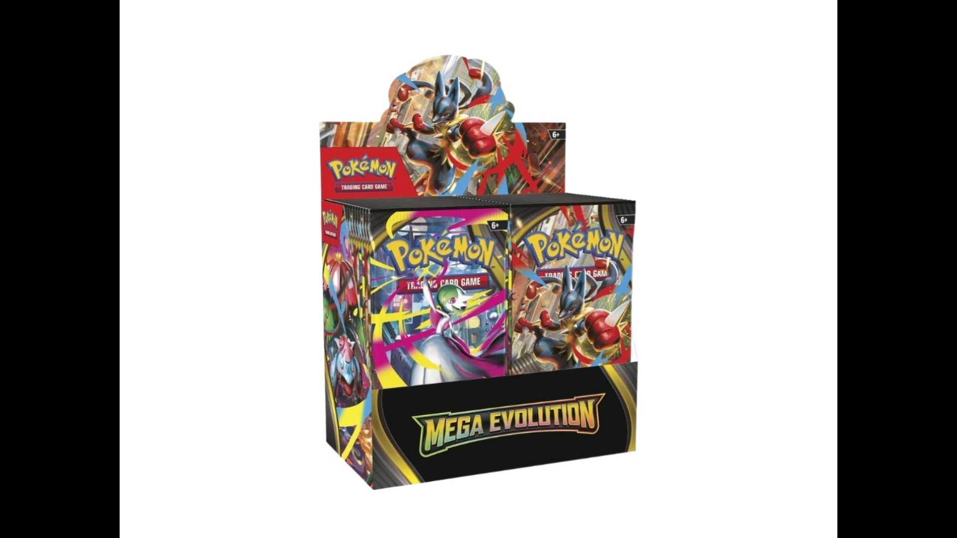 Set of 2 Pokemon Card Game Mega Evolution Enhanced booster packs.