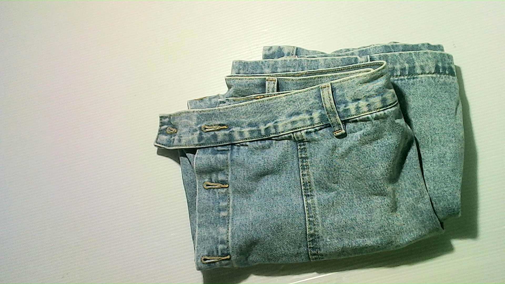 Long denim skirt