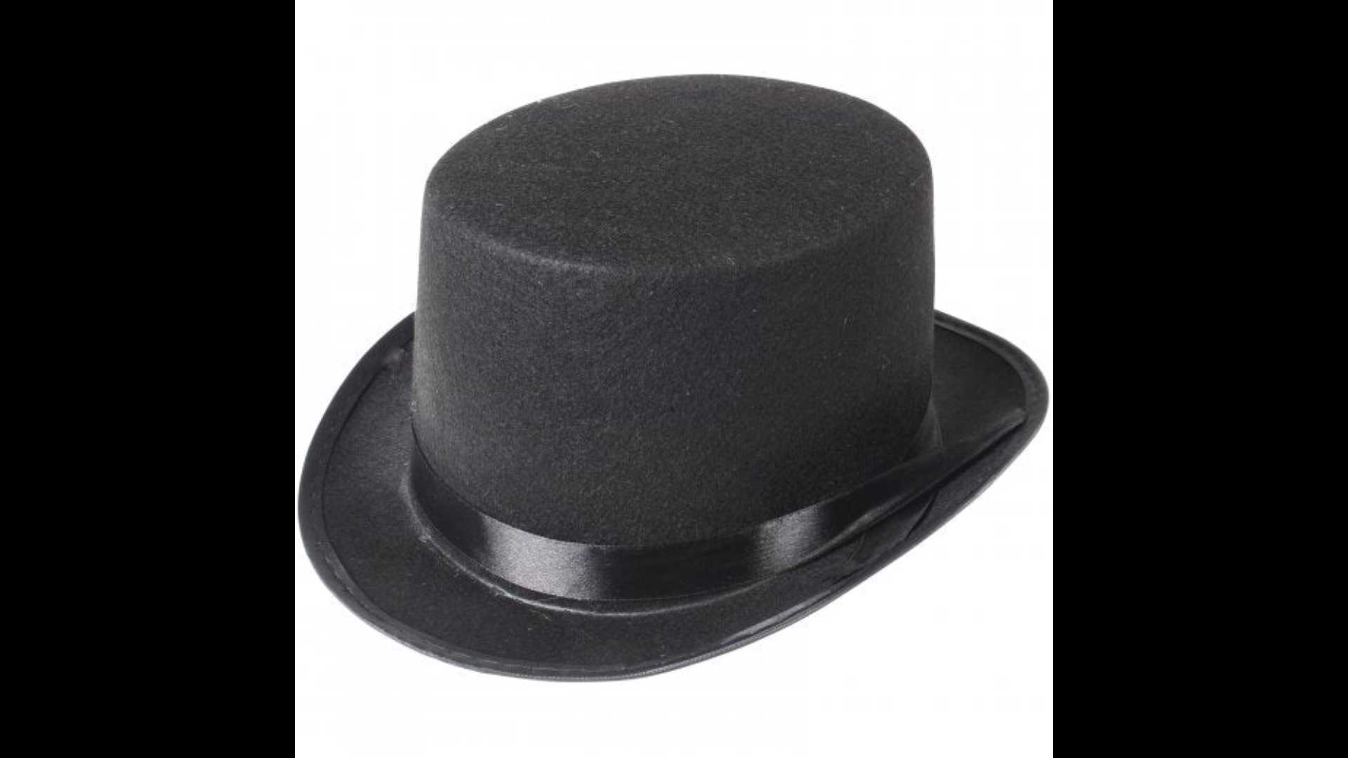 black velvet suit hat