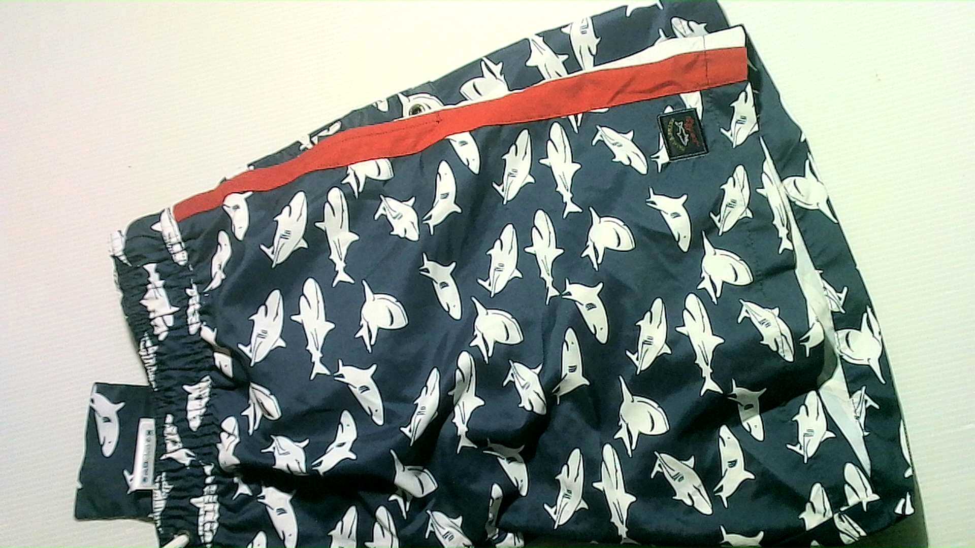 Swimming trunks made of synthetic fabric