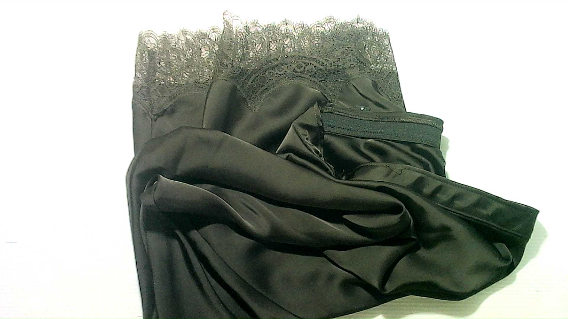 women's silk and lace skirt