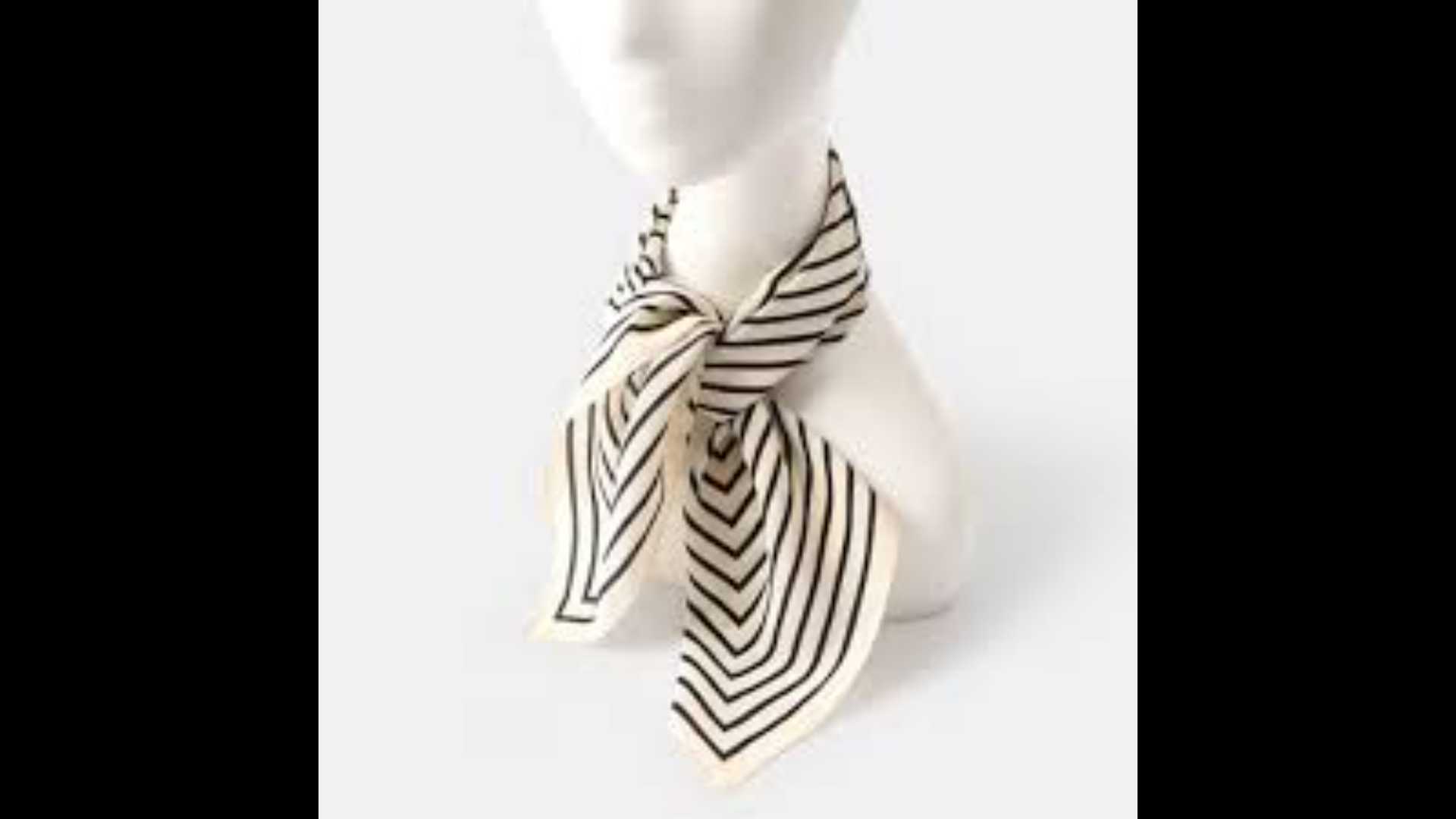Striped Neck Scarf