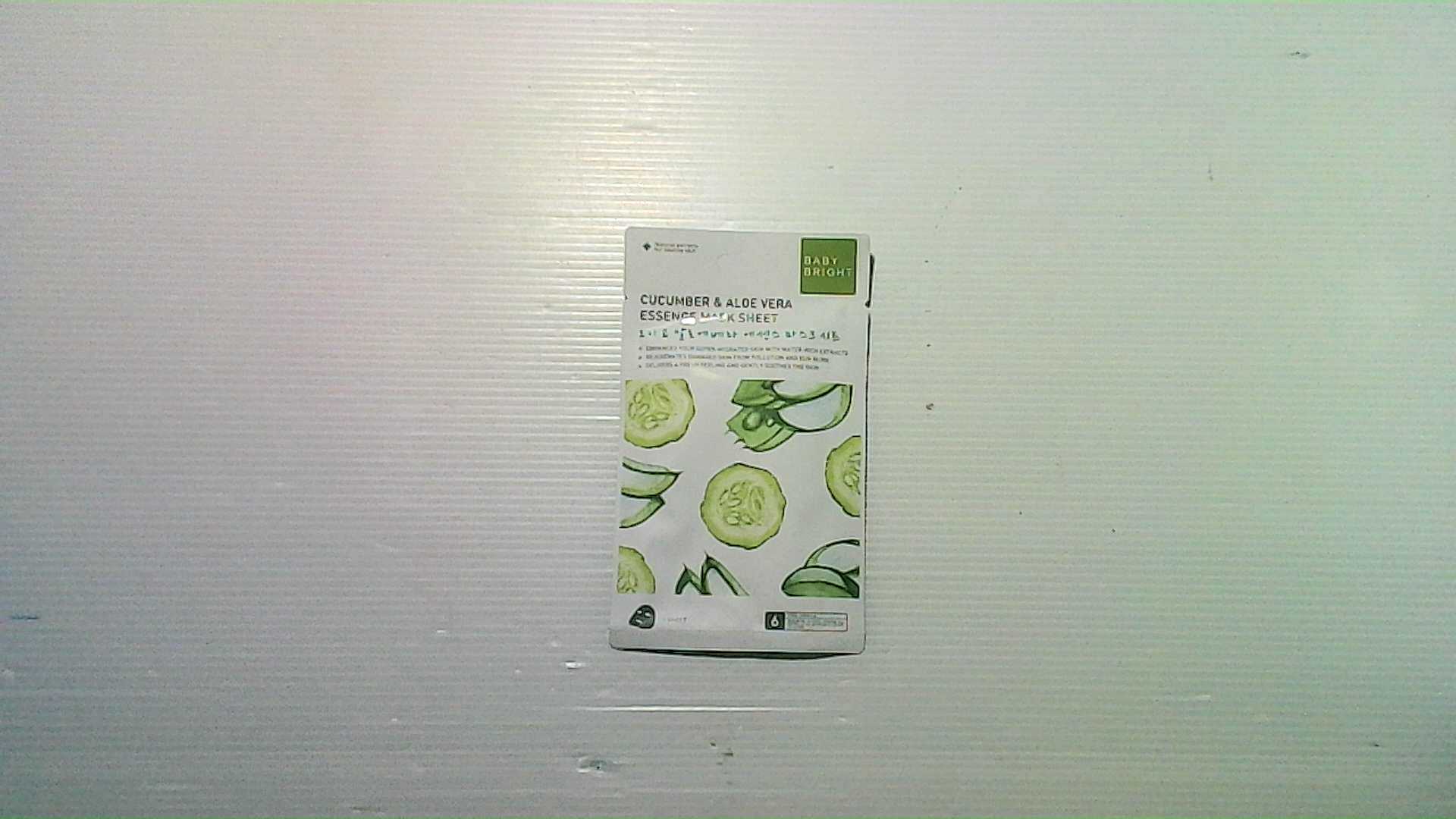 Baby Bright Sheet Mask with Cucumber and Aloe Vera Extract