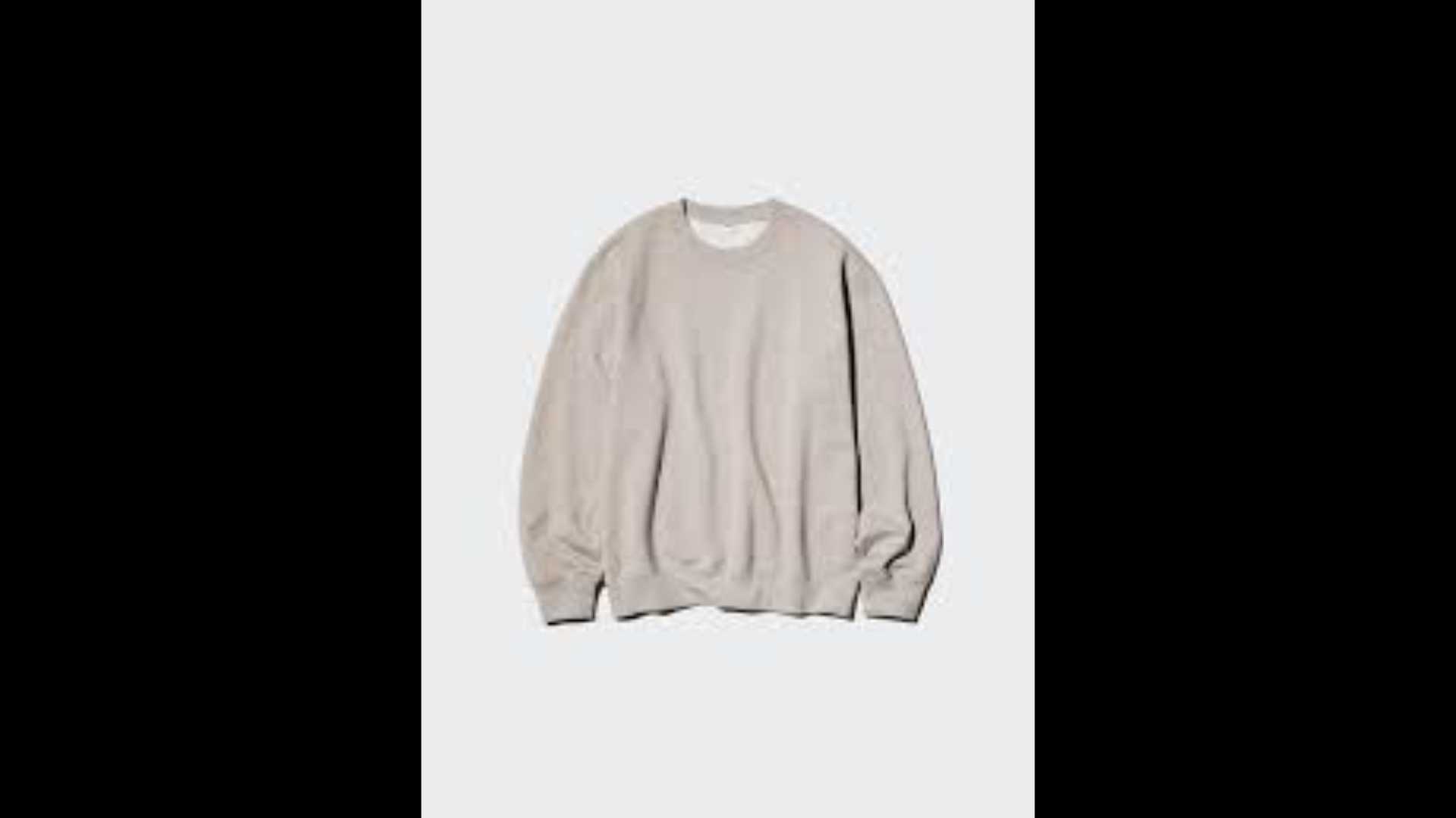 wool long-sleeved sweatshirt