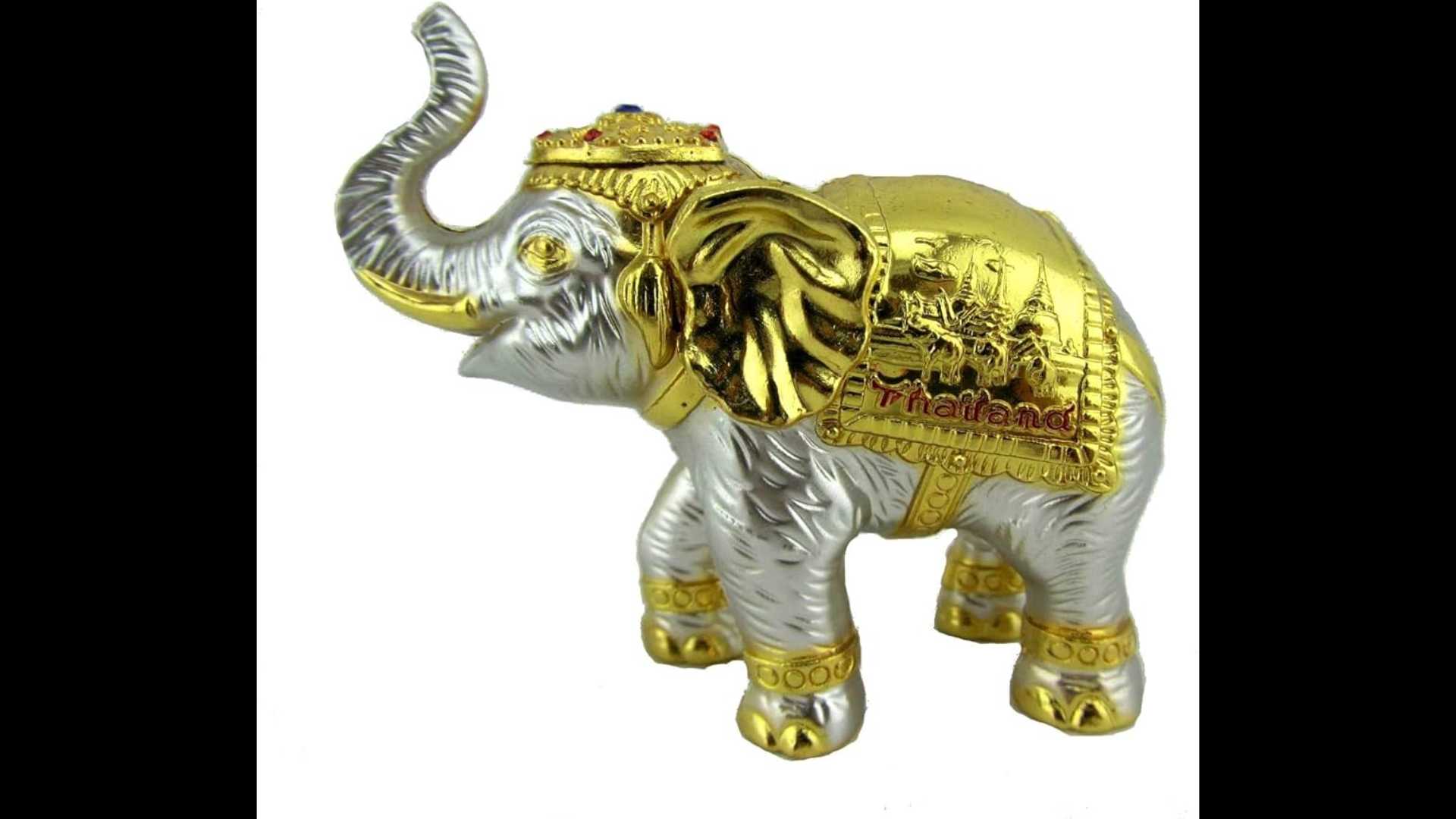 Thai Elephant Souvenir Figurine