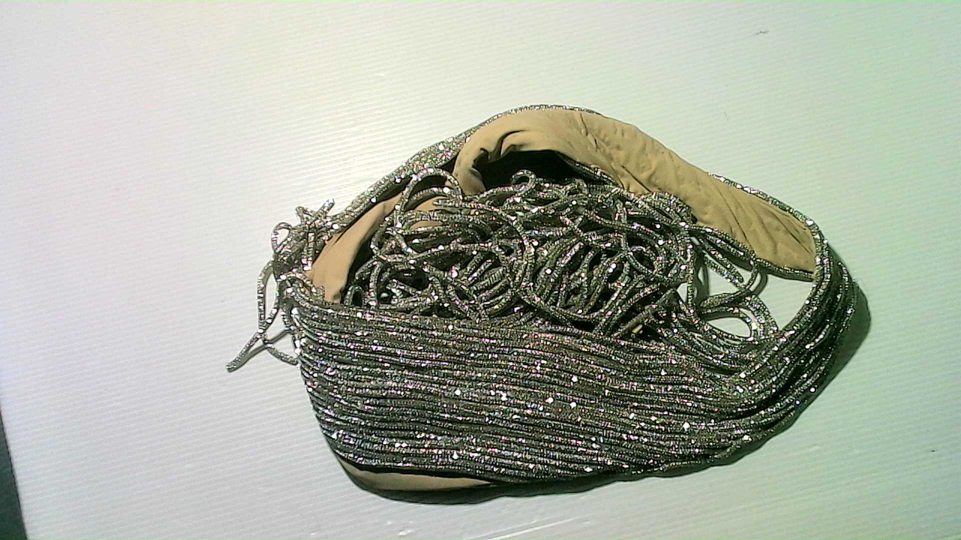 cropped top with sequins